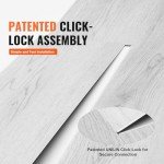 Light Gray Interlocking Vinyl Floor Tiles Set