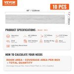 Light Gray Interlocking Vinyl Floor Tiles Set