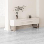 Light Gray Interlocking Vinyl Floor Tiles Set