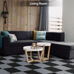 Light Gray Peel and Stick Carpet Tiles - 20 Pack