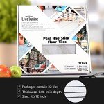 32-Pack Peel and Stick Marble Look Floor Tiles