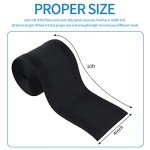 WILLBOND Black Cable Cover for Office Carpets