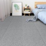 20PCS Peel and Stick 20” Carpet Tiles - Gray