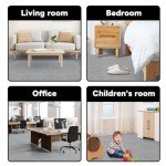 20PCS Peel and Stick 20” Carpet Tiles - Gray