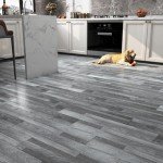 FunStick Grey Rustic Peel and Stick Floor Tiles