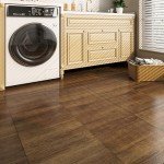 Peel and Stick Brown Walnut Vinyl Floor Tiles