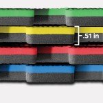 Norsk Reversible Foam Floor Mats - 4 Tiles