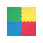 Norsk Reversible Foam Floor Mats - 4 Tiles