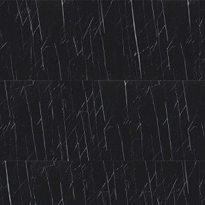 Luxury Vinyl Interlocking Flooring Tiles - Nero Marquina