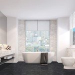 Luxury Vinyl Interlocking Flooring Tiles - Nero Marquina