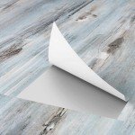 Peel and Stick Blue Wood Vinyl Floor Tiles