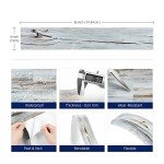 Peel and Stick Blue Wood Vinyl Floor Tiles