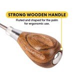 Woodworking Scratch Awl Tool with Hardwood Handle