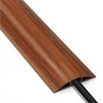 10ft Brown PVC Cable Floor Cover for Cords