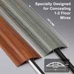 10ft Brown PVC Cable Floor Cover for Cords