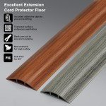 10ft Brown PVC Cable Floor Cover for Cords