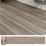 Peel and Stick Waterproof Vinyl Floor Tiles - 36 Pack