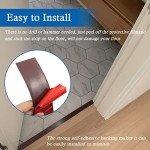 Self-Adhesive Floor Transition Strip, Brown, 20Ft