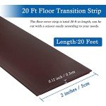 Self-Adhesive Floor Transition Strip, Brown, 20Ft