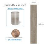 Peel and Stick Waterproof Vinyl Floor Tiles - 36 Pack