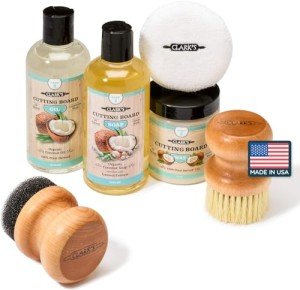 Cutting Board Care Kit with Coconut Oil