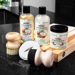 Cutting Board Care Kit with Coconut Oil