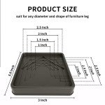 Non-Slip Furniture Coasters - Set of 8