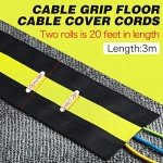 WillBond Cable Grip Floor Cover – 19.69 ft