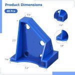 40 Pcs Flooring Spacers Tool Kit for Installation