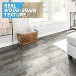 Peel and Stick Vinyl Wood Plank Flooring Tiles