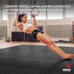 Norsk Foam Gym Interlocking Floor Mats - 24-Pack