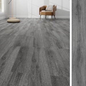 MULGREAT Peel and Stick Vinyl Floor Tiles, Grey Oak