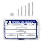 80 PCS Stainless Steel Phillips Wood Screw Set