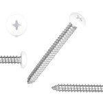 80 PCS Stainless Steel Phillips Wood Screw Set