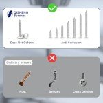 80 PCS Stainless Steel Phillips Wood Screw Set