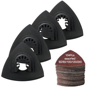 104-Piece Oscillating Tool Sanding Pad Kit