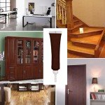 Wood Furniture Repair Kit - Dark Brown Scratch Filler