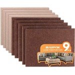 Self-Adhesive Felt Pads for Furniture - 9 Pcs