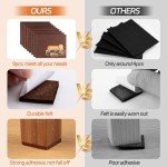 Self-Adhesive Felt Pads for Furniture - 9 Pcs