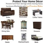 20 Pack Heavy Duty Felt Sliders for Furniture