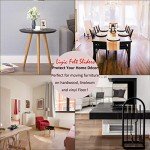 20 Pack Heavy Duty Felt Sliders for Furniture