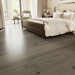 Deep Gray Peel and Stick Vinyl Floor Tiles