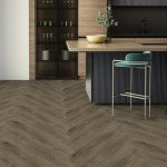 Peel and Stick Waterproof Vinyl Floor Tiles, Brown