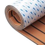 EVA Foam Marine Decking Sheet - Faux Teak