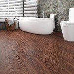 Brown Wood Peel and Stick Floor Tile - 5 Pack
