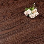 Brown Wood Peel and Stick Floor Tile - 5 Pack