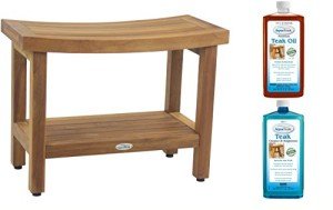 24" Sumba Teak Shower Bench with Care Kit