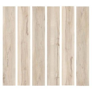 Vsmile Peel and Stick Vinyl Wood Plank Tiles