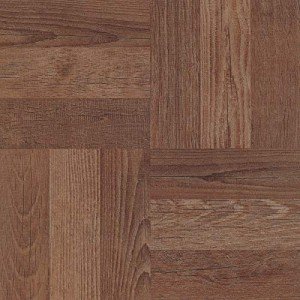 Brown Peel & Stick Parquet Floor Tiles