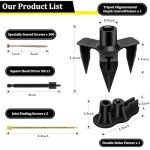 Squeaky Floor Repair Kit with Screws and Tools